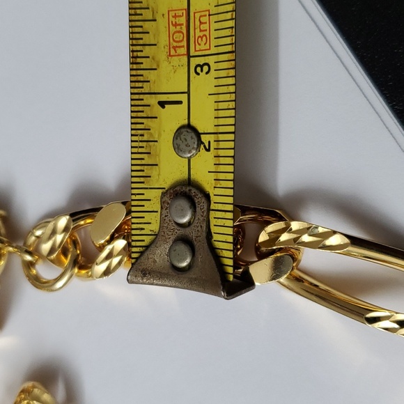 Men’s 18K Gold Plated Heavy Miami Link Chain – 20–21” / Power Statement Necklace - Picture 7 of 9